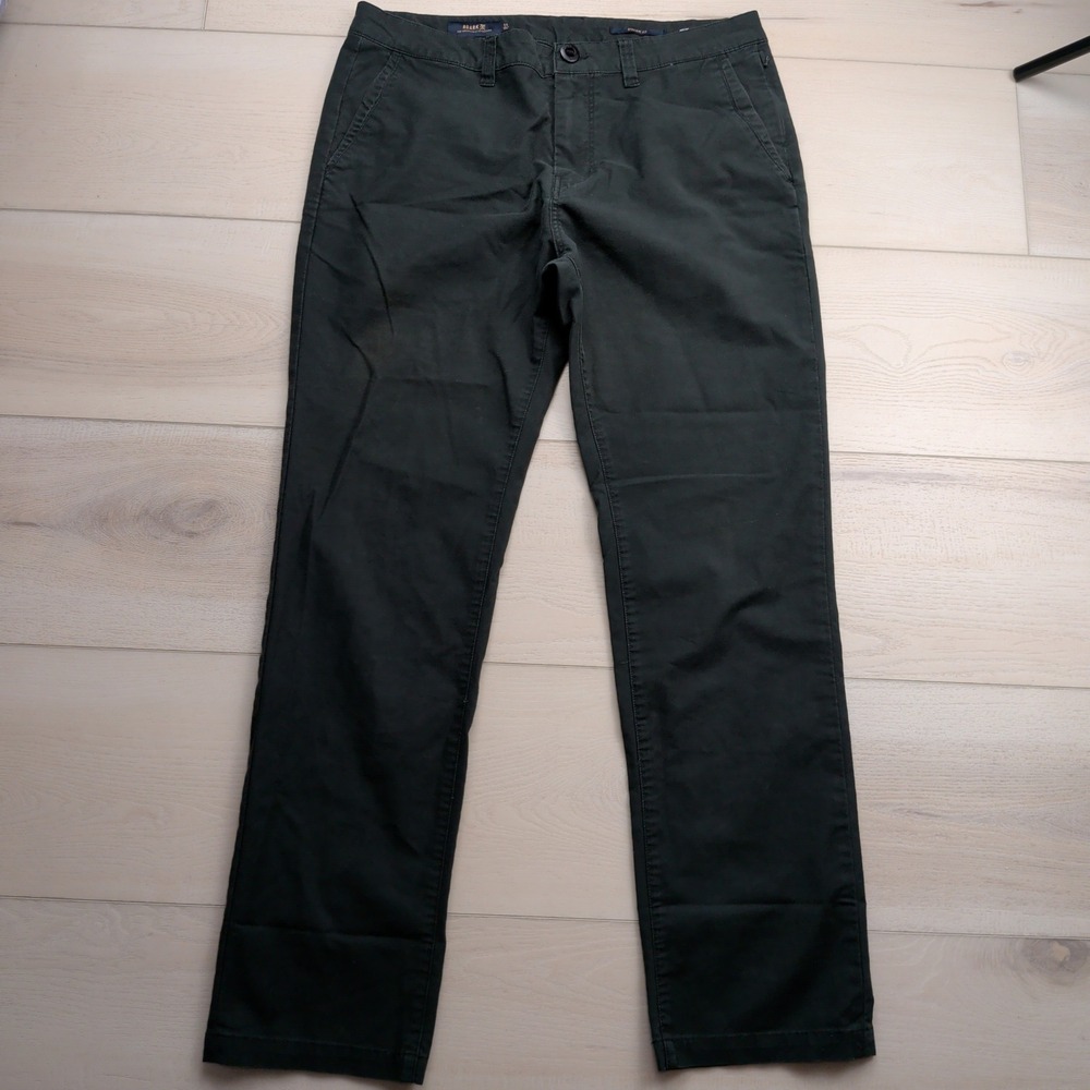 Roark Porter Pants 2.0 Mens 34x32 Straight Fit Chino Green RP282